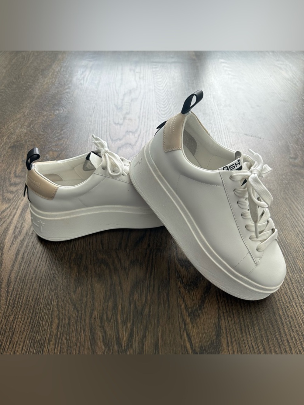 ASH Maya Leather Platform Sneaker - Size 39